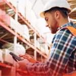 Dockside Worker with tablet