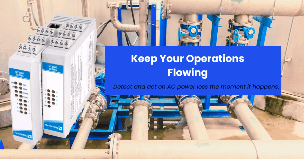 Picture of Acromag NT2140 inside Water Pump Station