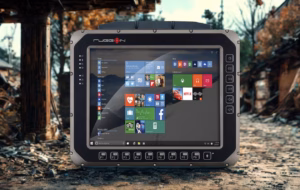 Edge Vehicle Mount Computer in Woods on Mobile Emergency call out