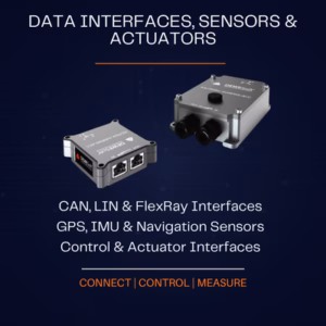 Data Interfaces, sensors + Actuators tile