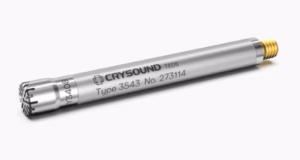 CRY3408-S01 is a 180 dB pressure-field microphone set for blast, impulse and other extreme high-sound-pressure measurements.