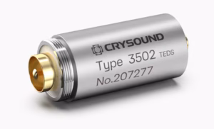 The CRYSOUND CRY3502 is a very-short 1/2-inch IEPE preamplifier for connecting compatible prepolarized measurement microphones to constant-current acquisition systems.