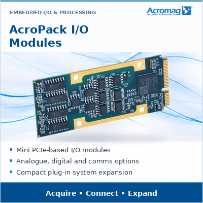 Acromag AcroPack I/O Modules — compact Mini PCIe-based embedded I/O