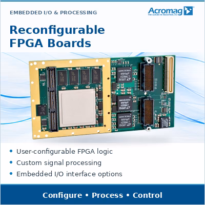 Acromag Reconfigurable FPGA Boards — configurable logic and custom signal processing