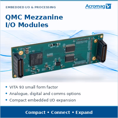 Acromag QMC Mezzanine I/O Modules — VITA 93 small form factor embedded I/O