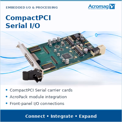 Acromag CompactPCI Serial I/O — carrier cards for AcroPack module integration