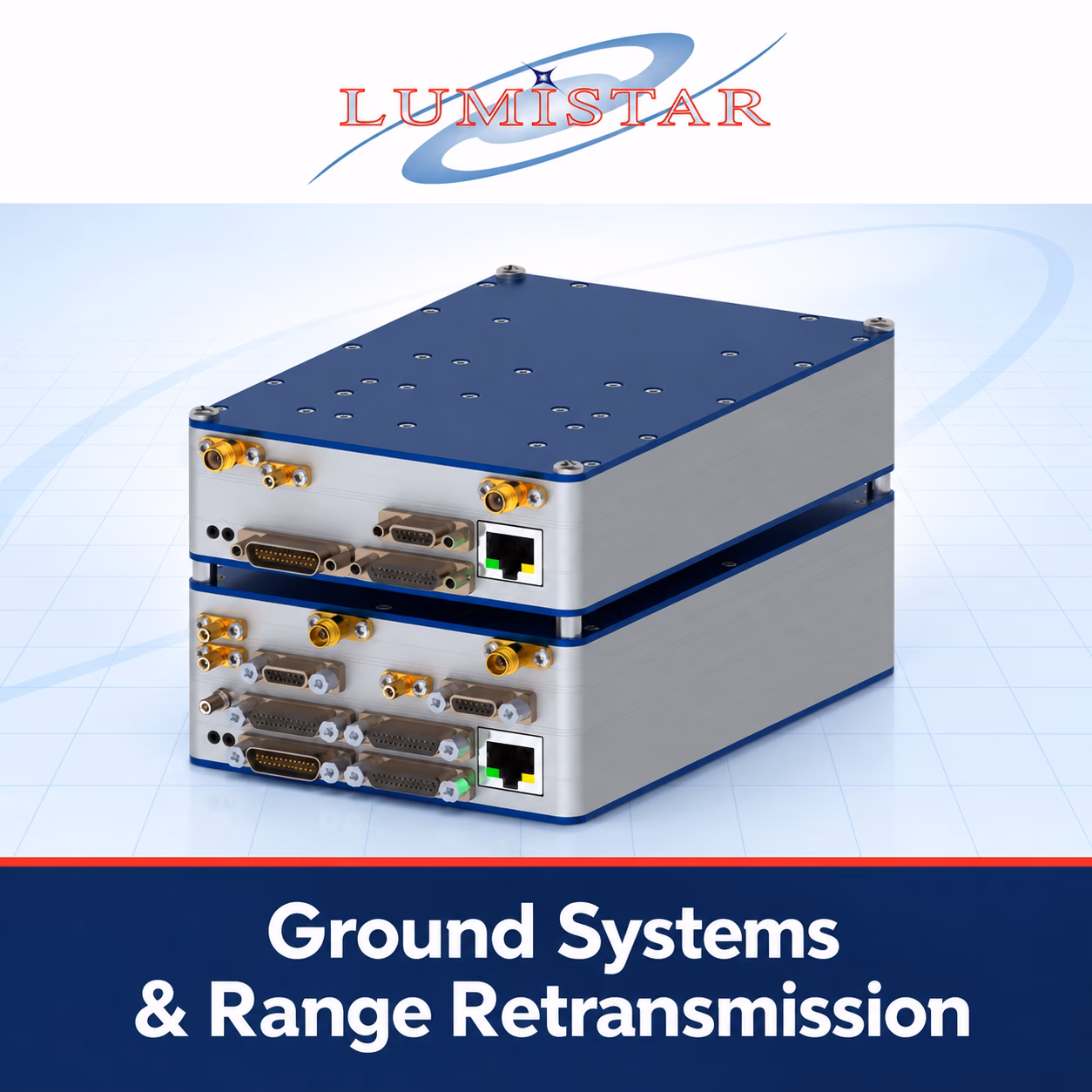 Lumistar ground telemetry systems and range retransmission equipment