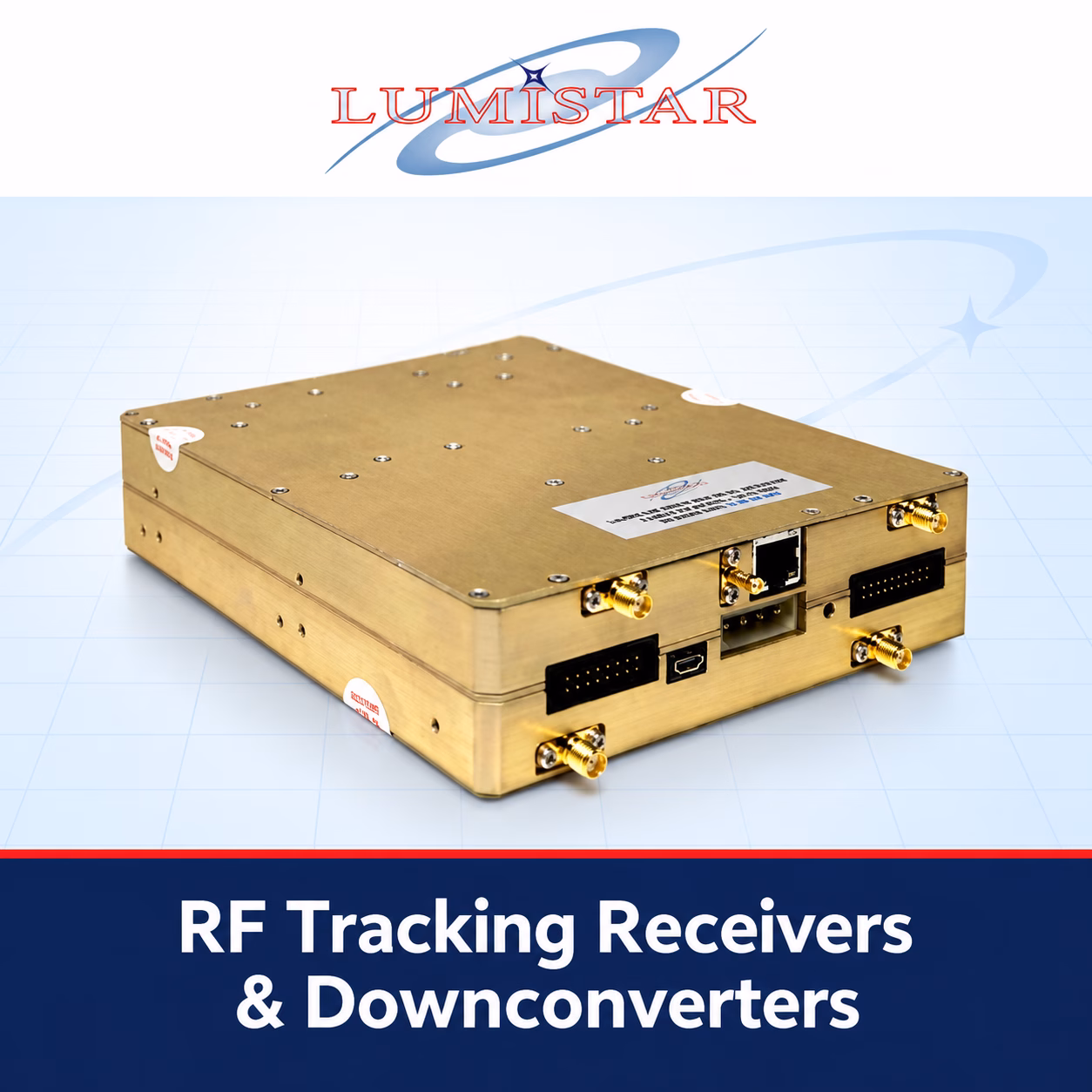 Lumistar RF tracking receivers and downconverters