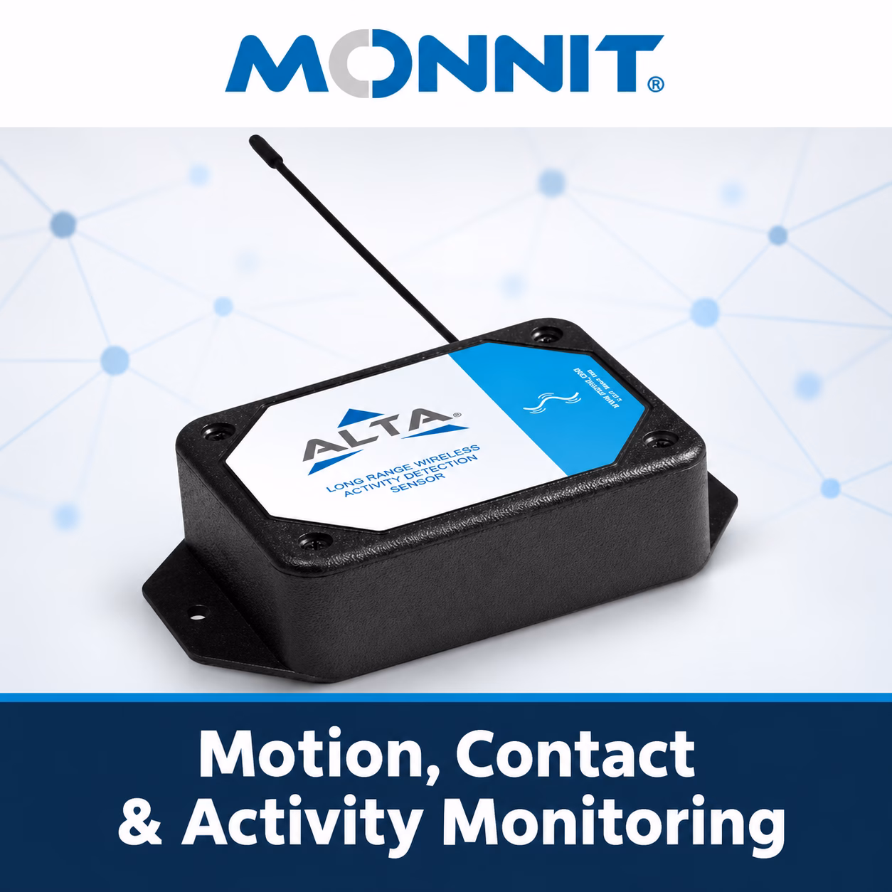 Monnit motion, contact and activity monitoring sensors