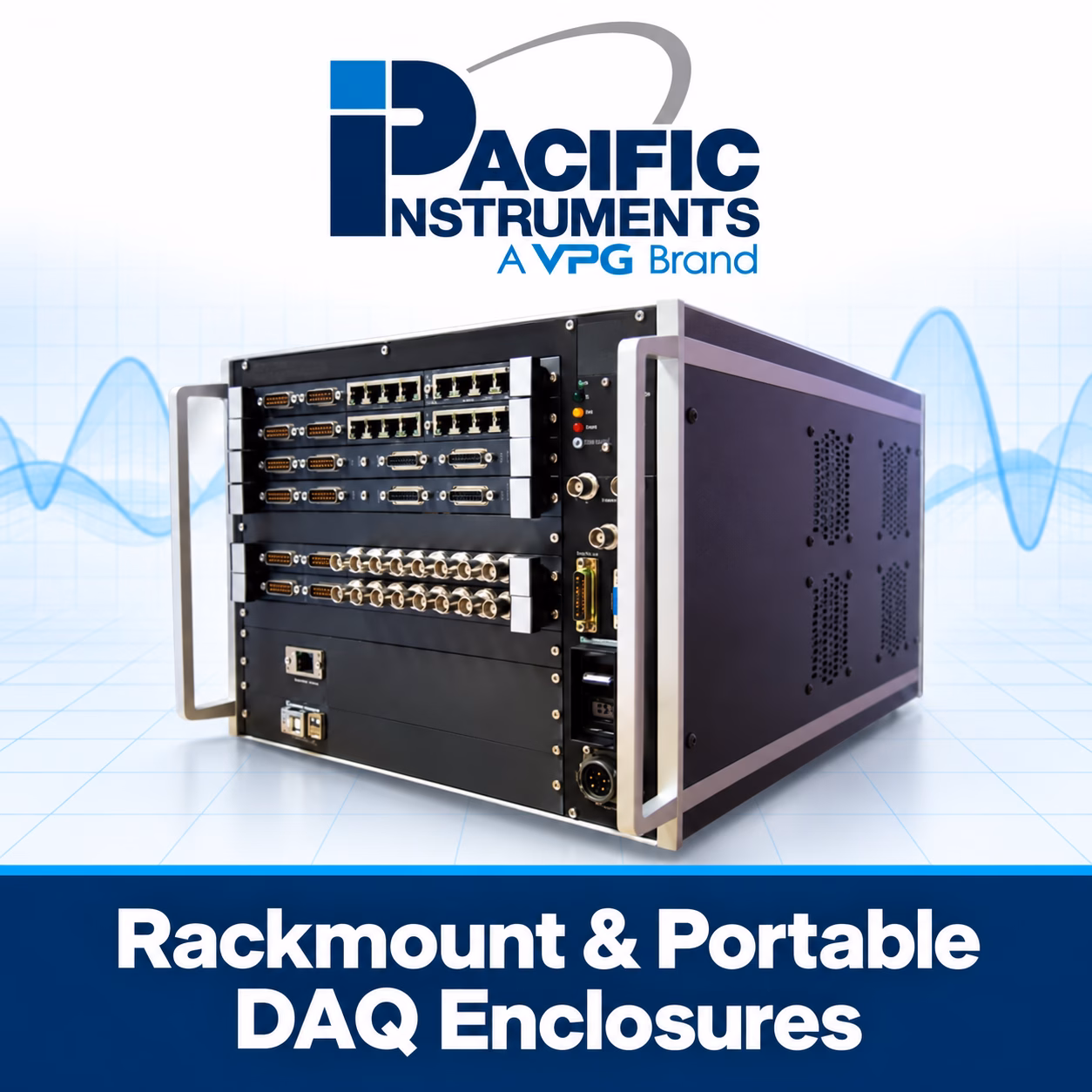 Pacific Instruments rackmount and portable DAQ enclosures