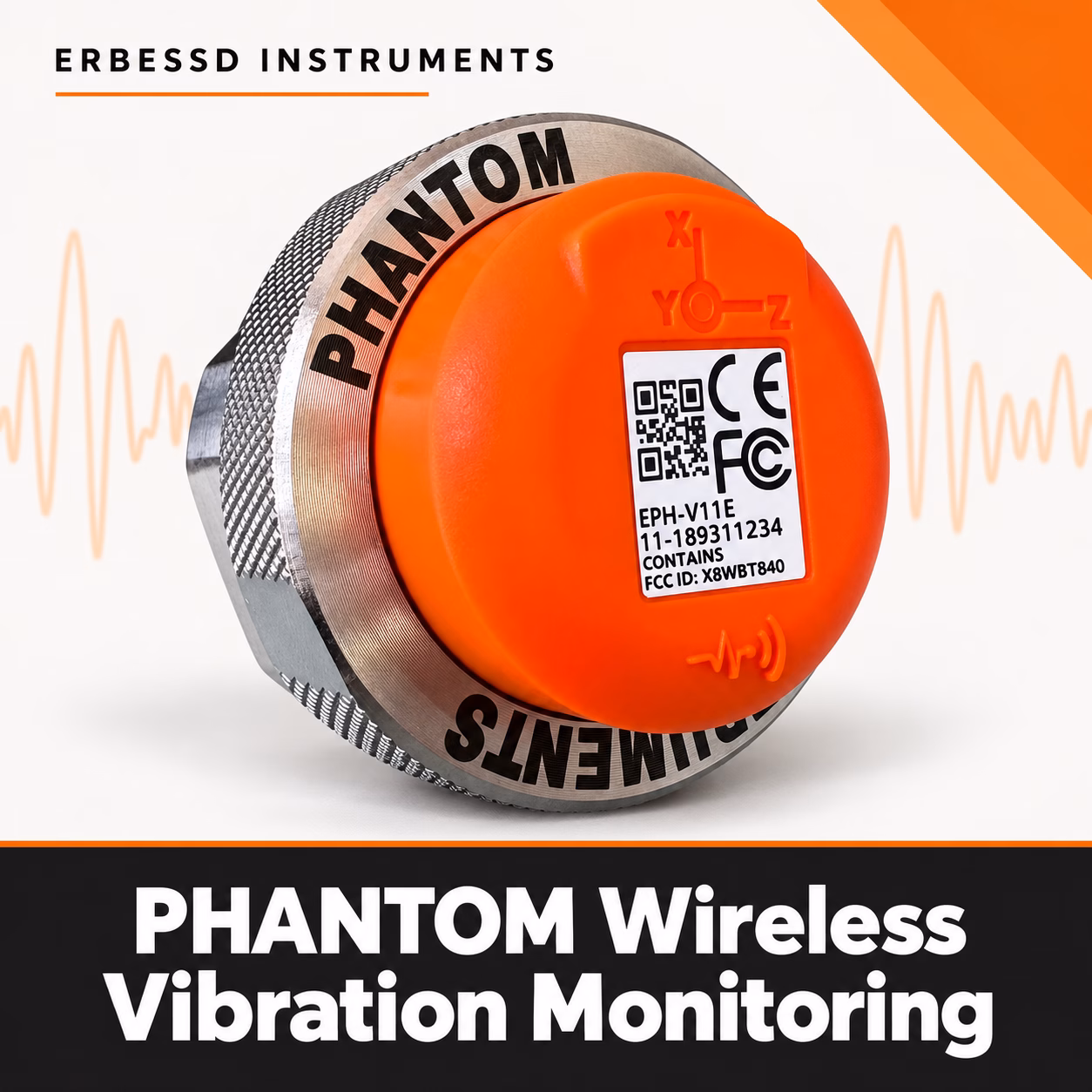 Erbessd PHANTOM wireless vibration monitoring