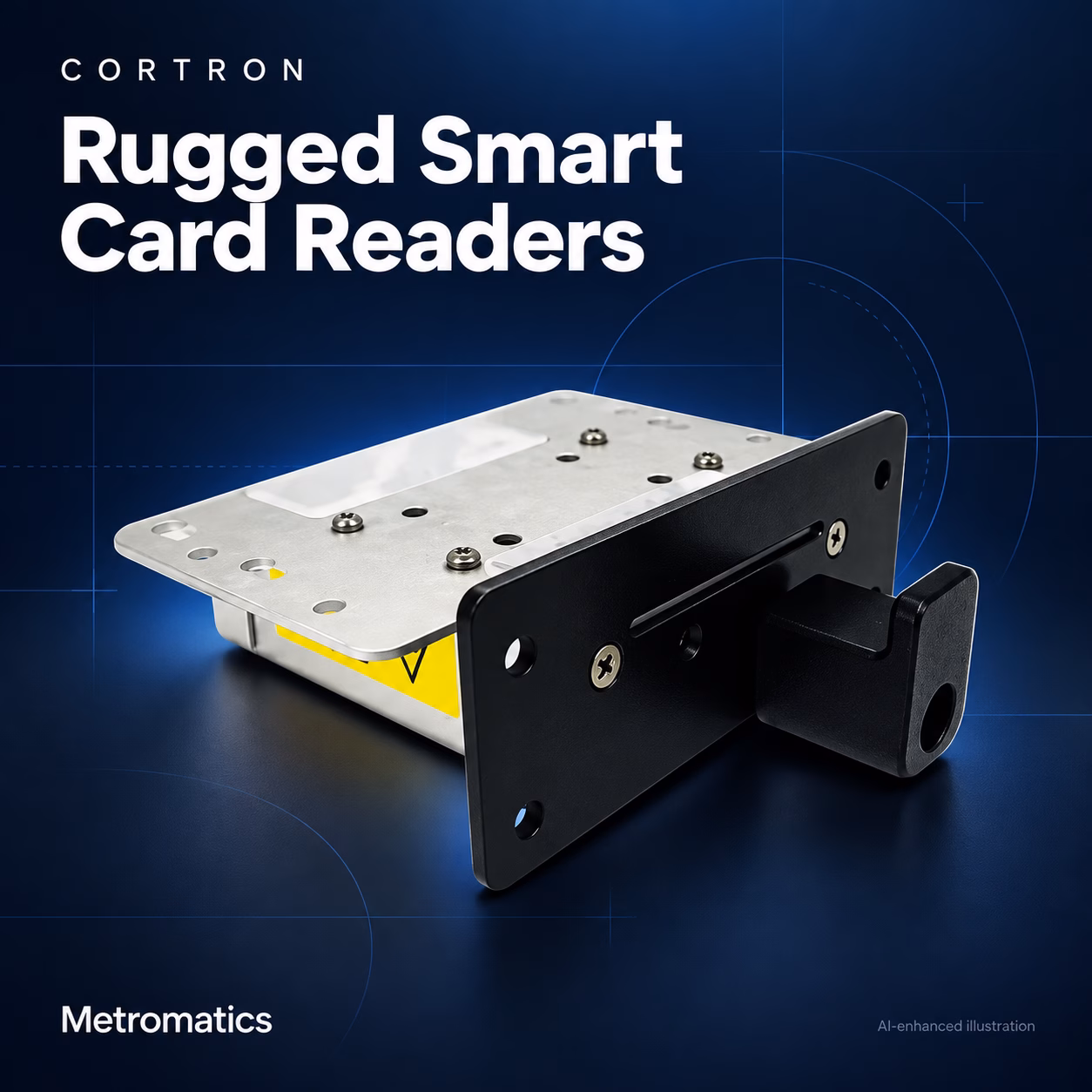 Cortron Model 698 DuraCAC rugged smart card reader