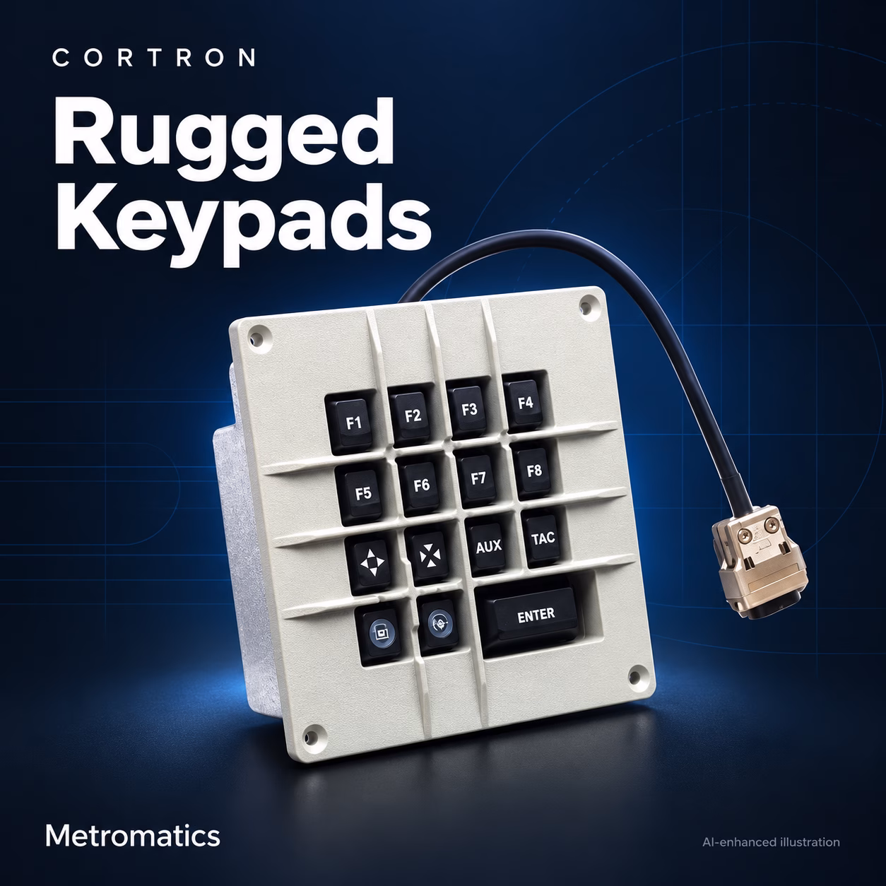 Cortron rugged keypads
