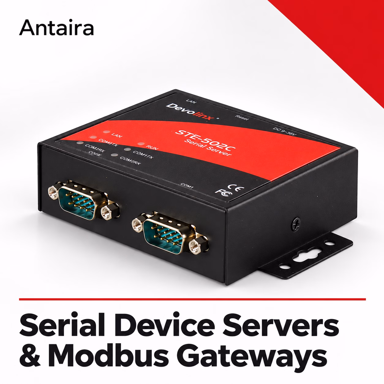 Antaira Serial Device Servers and Modbus Gateways