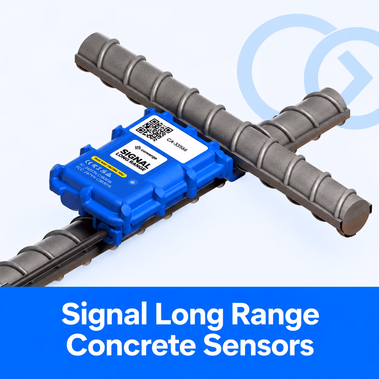 Converge Signal Long Range concrete sensor