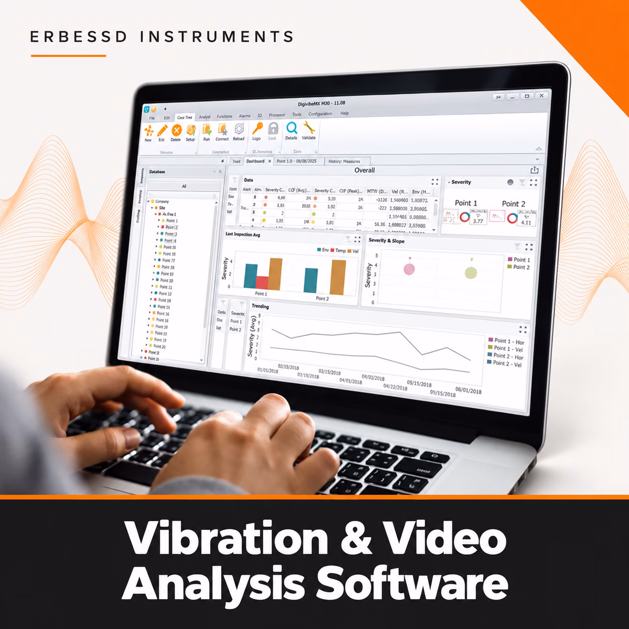 Erbessd vibration and video analysis software